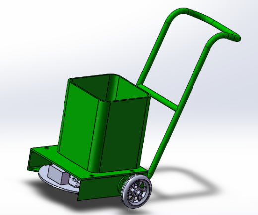 小型扫地机清扫机结构设计及仿真【含三维图+CAD图+文档】缩略图